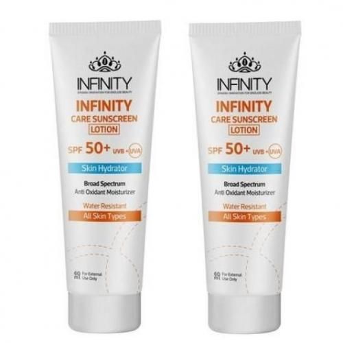infinity sunscreen lotion spf+50 1+1 offer