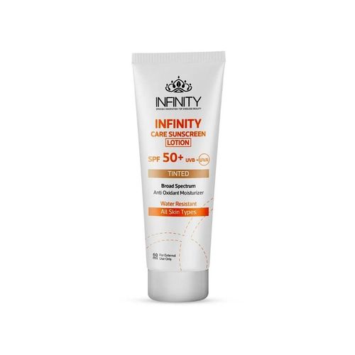 infinity sunscreen tinted lotion spf+50 1+1 offer