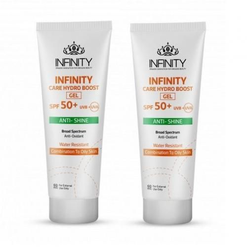 infinity sunscreen gel spf+50 1+1 offer