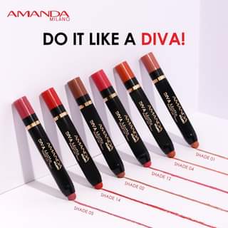 Amanda Diva Matte Twist Lip Pen