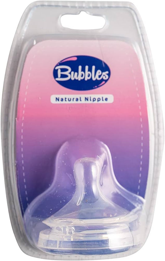 Bubbles Natural Nipple 3Months