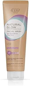 eva natural glow facial wash normal skin 100ml