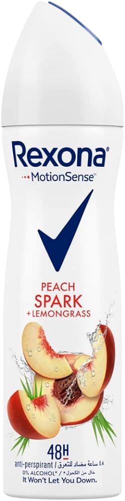 rexona peach+lemongrass spray 150ml