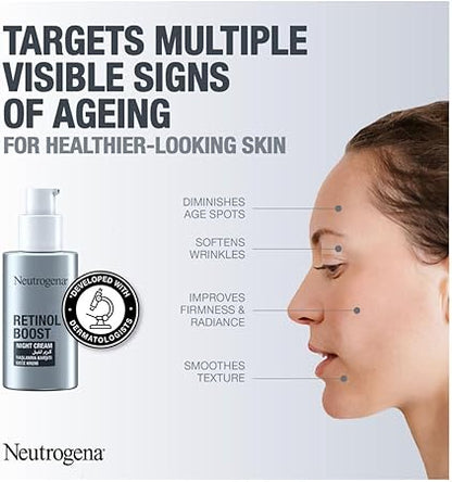Neutrogena Retinol Boost Anti-Age Night Cream, 50ml
