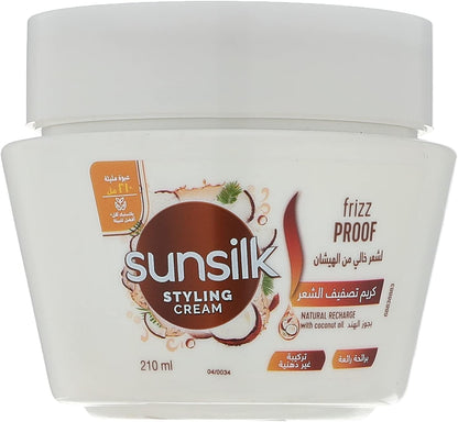 SUNSILK Hair Cream With Coconut Oil 210ML