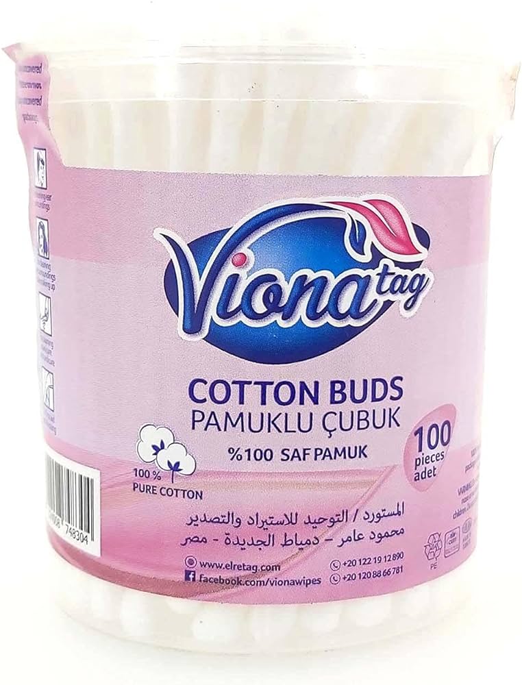 viona cotton buds - 100 pcs