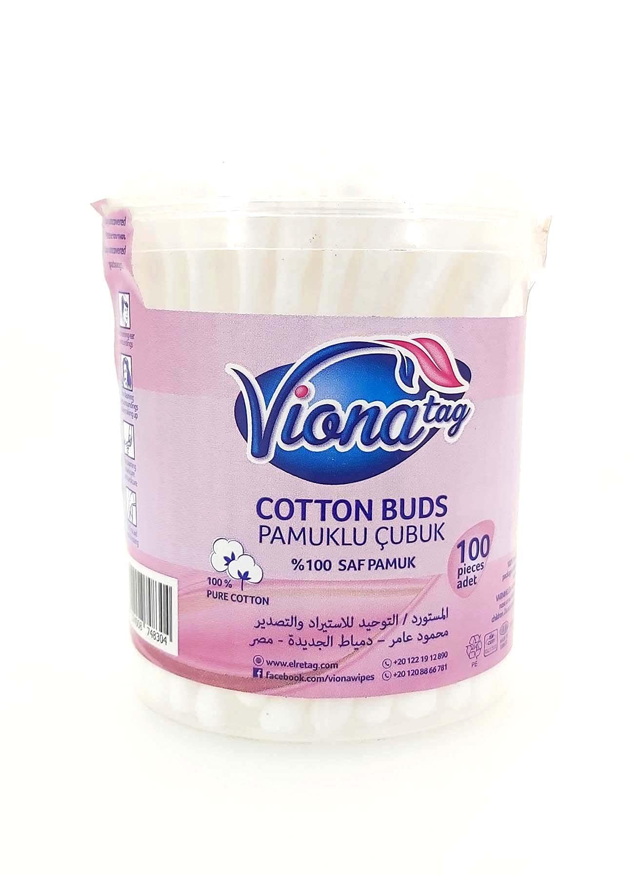 viona cotton buds - 100 pcs