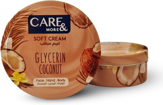Care & More soft Cream glycerin & Coconut 125 Ml