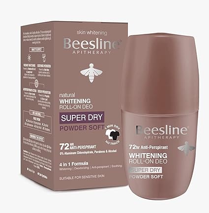 Beesline Whitening Roll On Deo Super Dry Powder Soft-50ML
