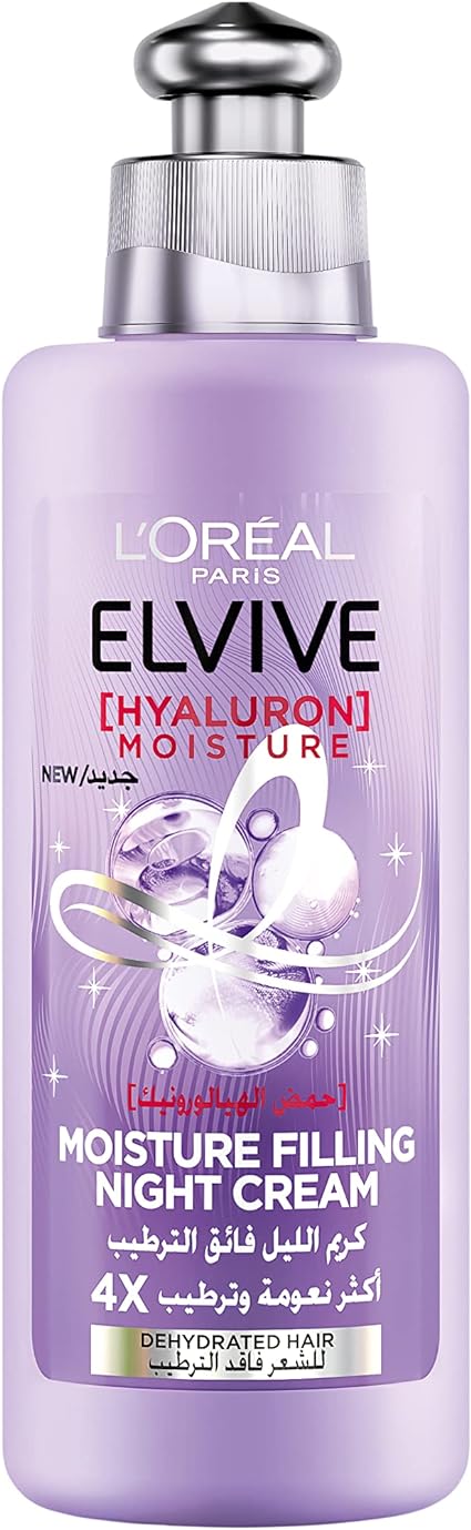 L'Oréal Paris Elvive Hyaluron Moisture - Moisture Filling Night Cream 200ml