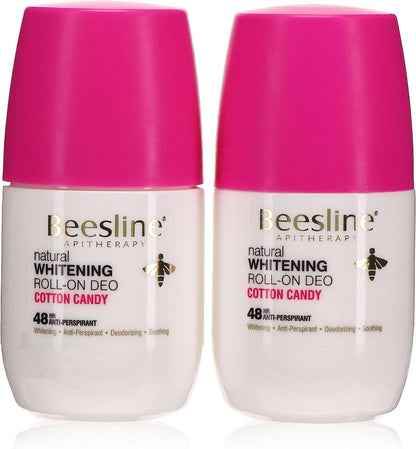 BEESLINE WHITENING ROLL-ON DEODORANT - COTTON CANDY OFFER (1+1FREE)