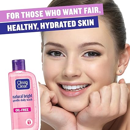 CLEAN & CLEAR  Daily Facial Wash & Natural Bright-100ml