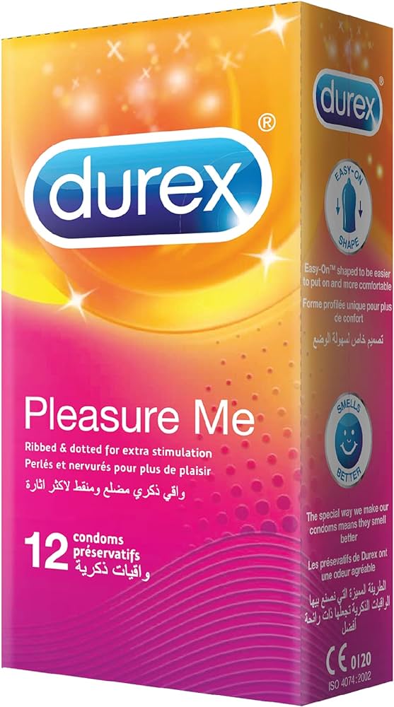 DUREX 12 RIBBED AND DOTTED CONDOMS