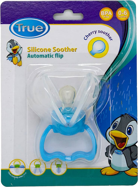 TRUE SILICONE SOOTHER AUTO FLIP 0-6