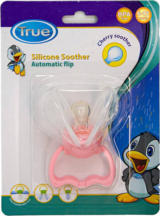 TRUE SILICONE SOOTHER AUTO FLIP 6-12