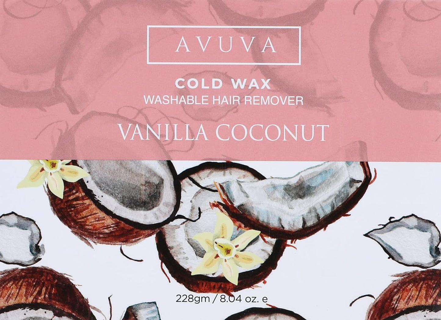 Avuva Cold Wax Vanilla Coconut 228Ml