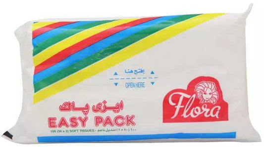 FLORA EASY PACK 100 WIPES