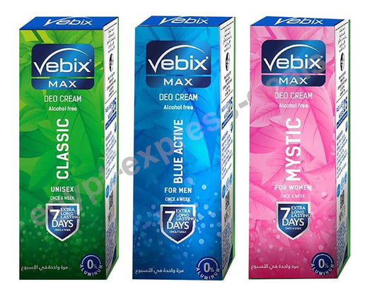 VEBIX فيبكس مزيل لرائحة العرق 25 مللى اخضر