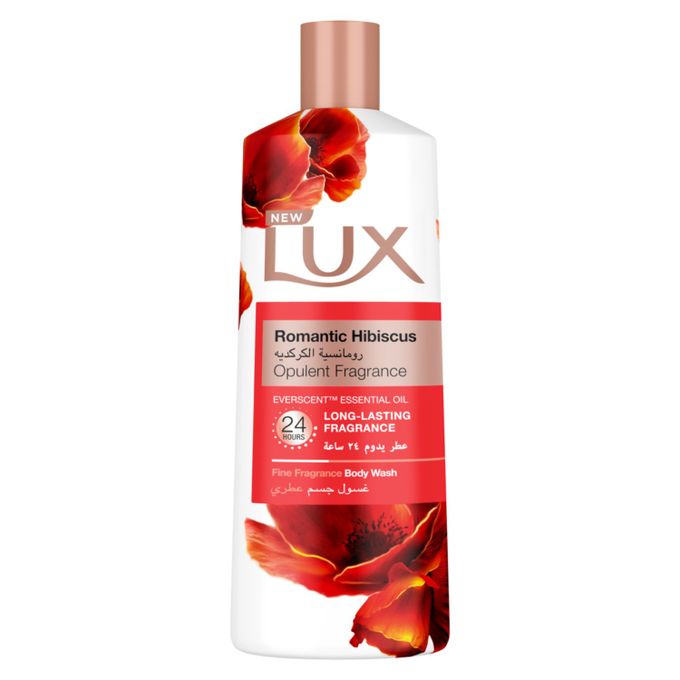 lux shower romantic hibiscus 500ml