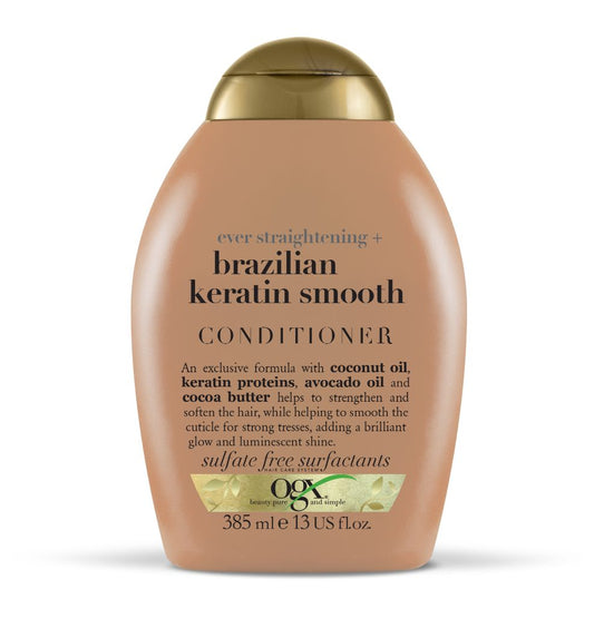 OGX Brazilian Kera Smooth Cond Sulfate Free 385ML