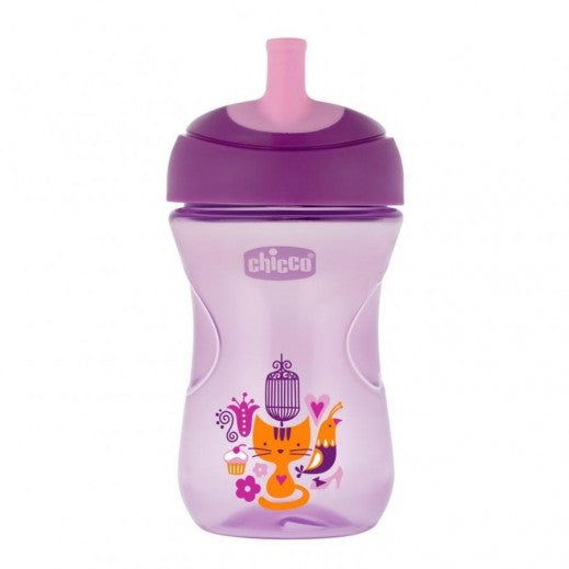 CHICCO Cup 12M+ 266Ml /400 بناتي