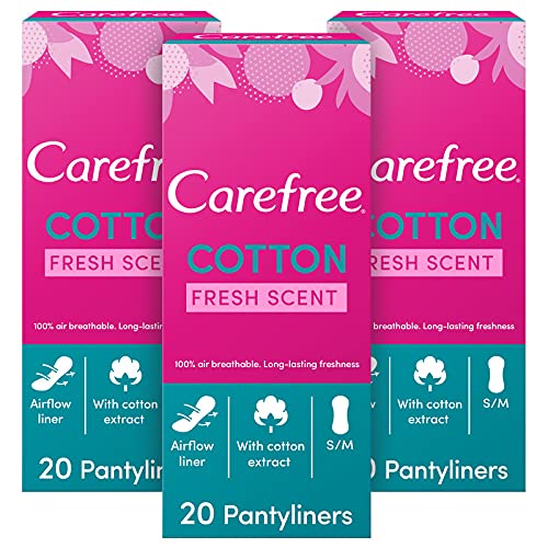 care free cotton feel fresh scent 20pcs