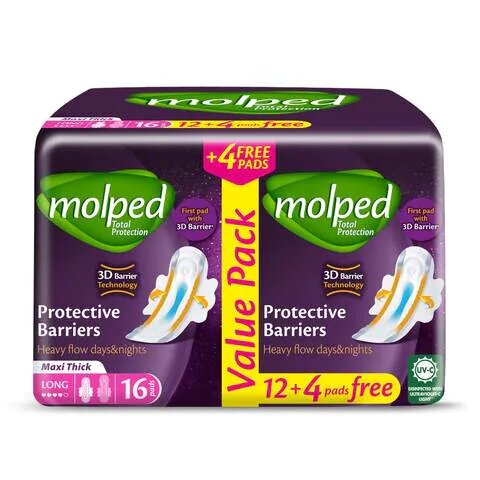 molped total protect maxi long 12+4pads