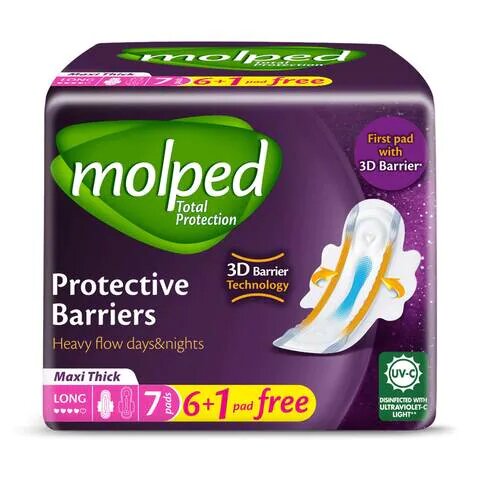molped total protect maxi long 6pads
