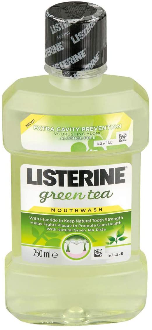 listerine green tea 250 ml