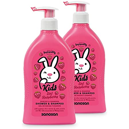 sanosan raspberry 2*1 shower&shampoo 400ml