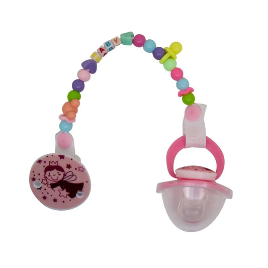 SAFARI SOOTHER WITH CLIP CHAIN 0-6 S120