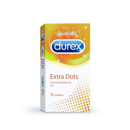 DUREX. EXTRA DOTS 10 CONDOMS