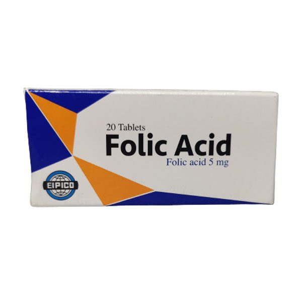 Folic Acid 5 mg 20 Tab Eipico