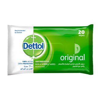 DETTOL 20 WIPES