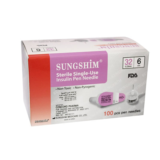 sungshim insulin PEN NEEDLE 100pcs