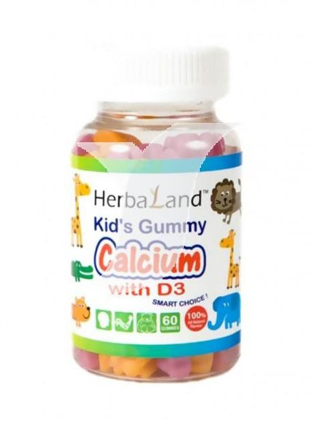 Herbaland Calcium with D3 60 Tab
