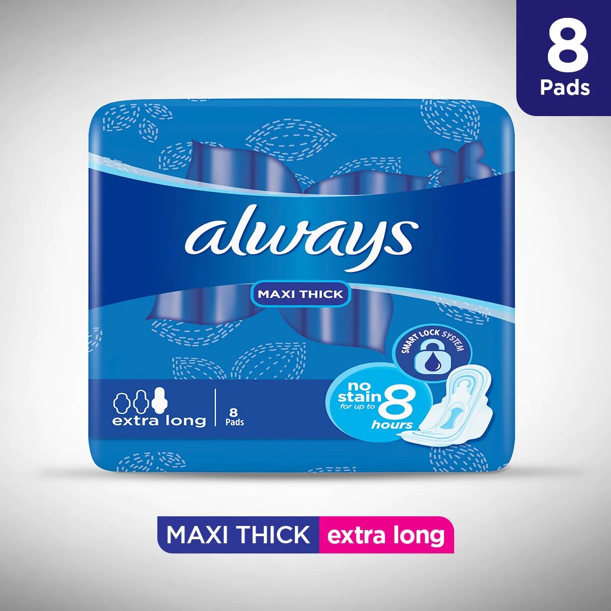 ALWAYS MAXI EXTRA LONG 8 PADS New