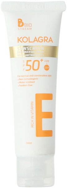 Kolagra sunscreen spf 50+ uvb+uva 50 ml