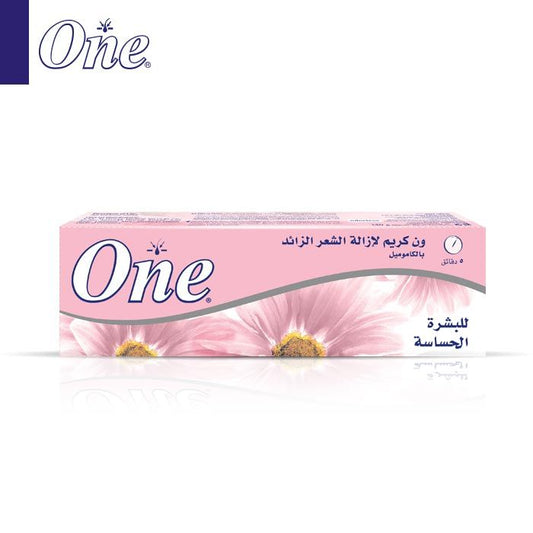 ONE HAIR REMOVAL CREAM ENRICHED WITH CHAMOMILE FOR SENSITIVE SKIN  / 90 GM