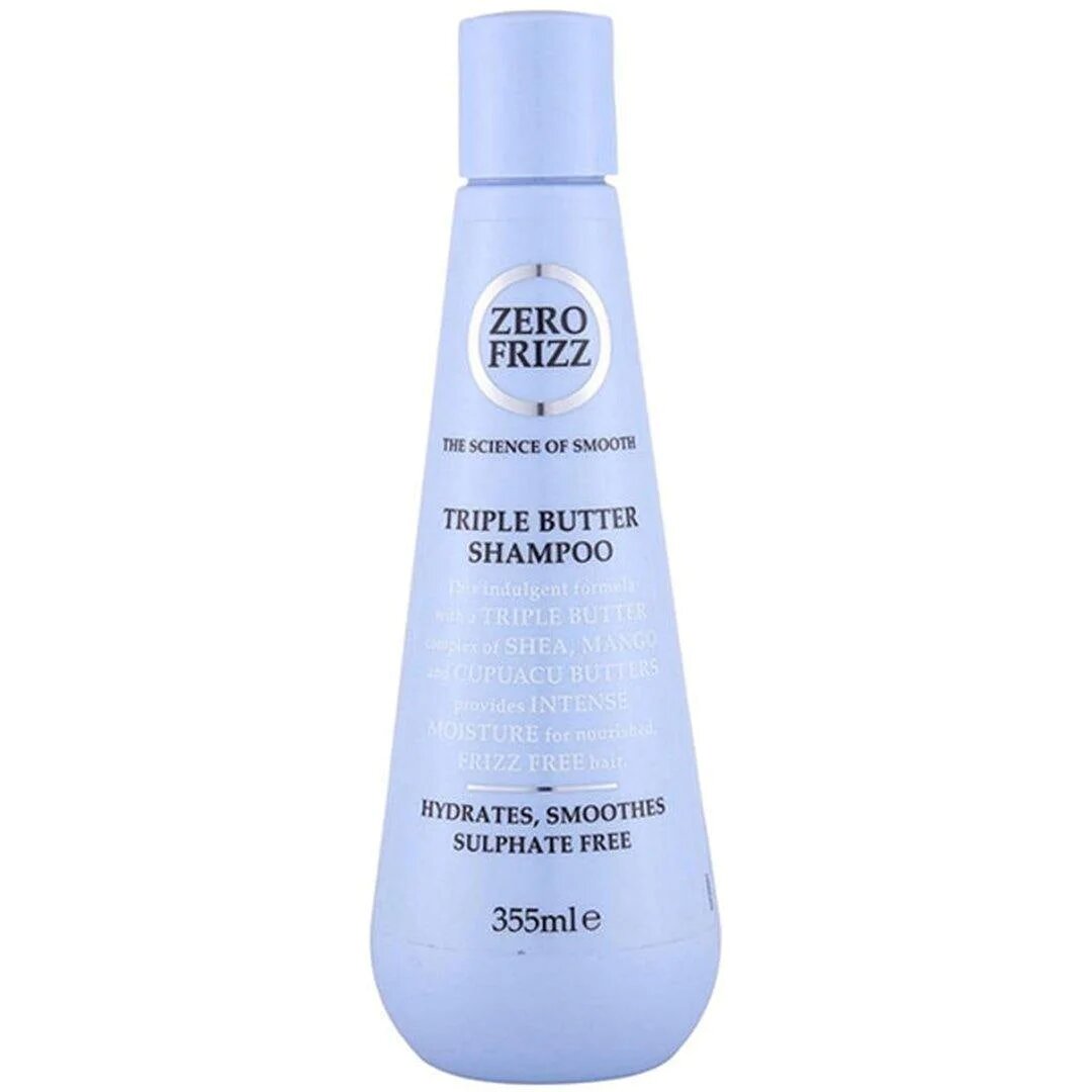 Zero Frizz Triple Butter Shampoo Sulph Free 355Ml